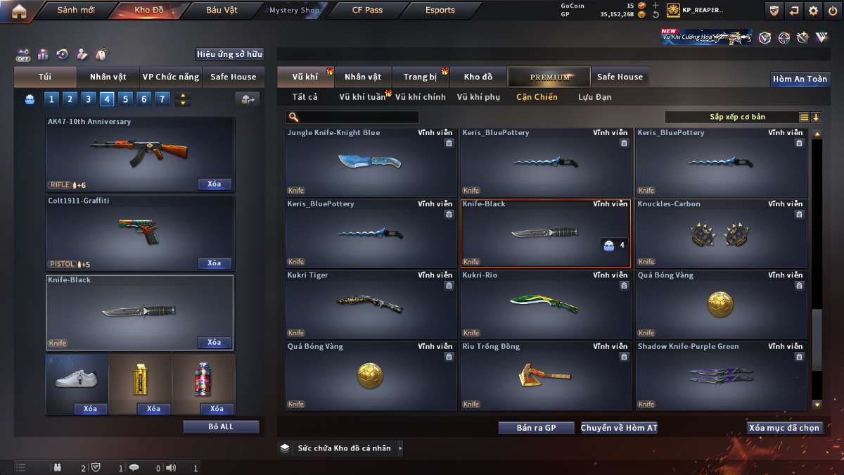 shop acc cf uy tin gia re